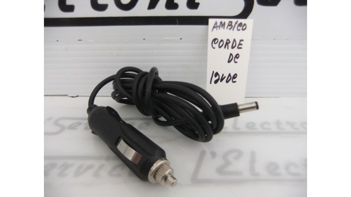 Ambico cable 12vdc universel